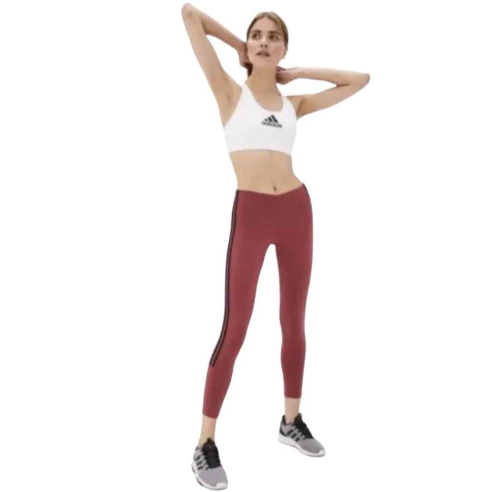 Adidas Authentic 7/8 Trefoil 3 Stripe Tights Leggings